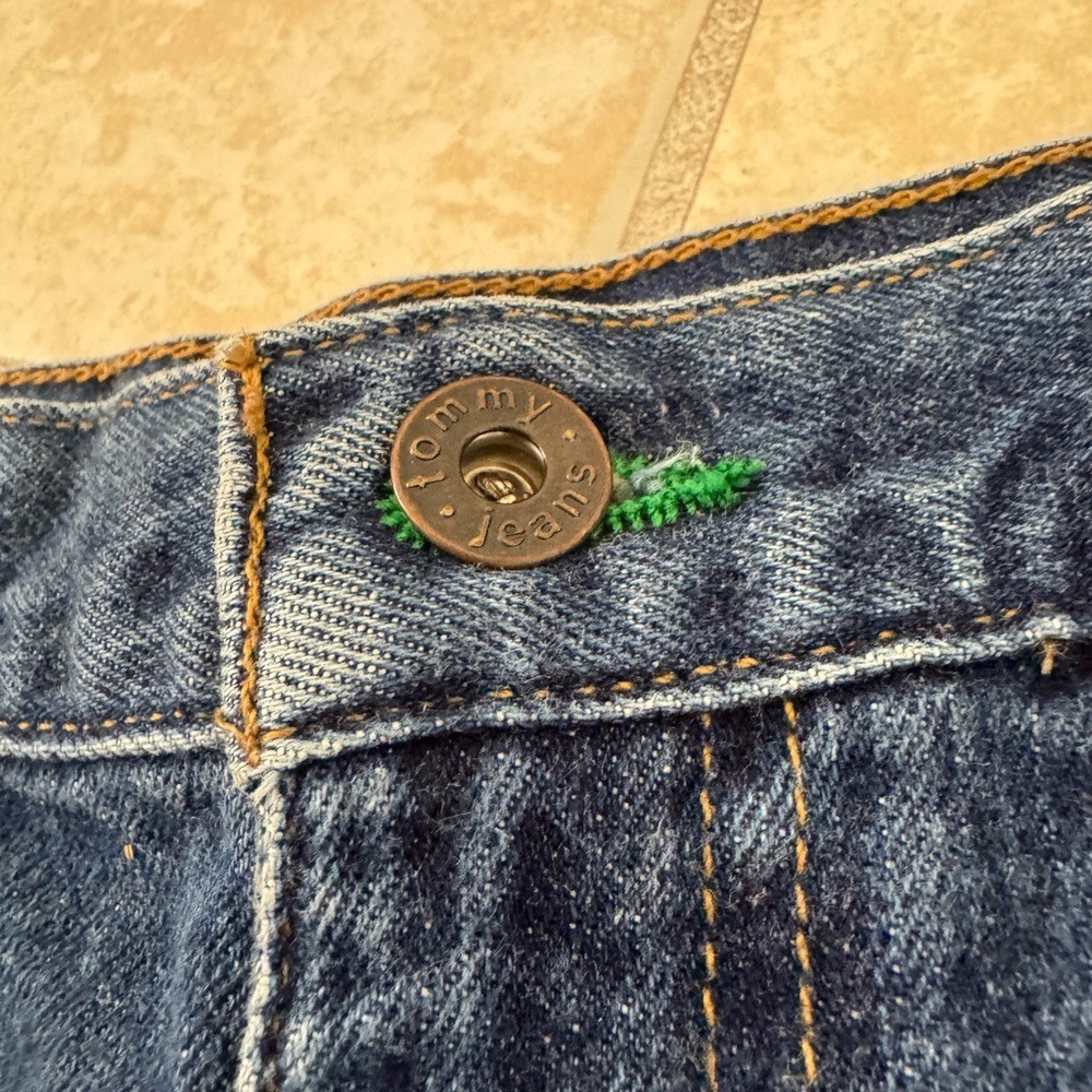 Vintage y2k Tommy Hilfiger Denim Mini Skirt - Picture 7 of 10